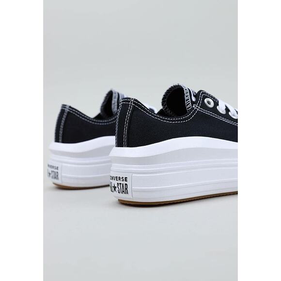 NWT Converse Women's Chuck Taylor All Star Move Canvas Platform Black/White 8.5 - Picture 2 of 7